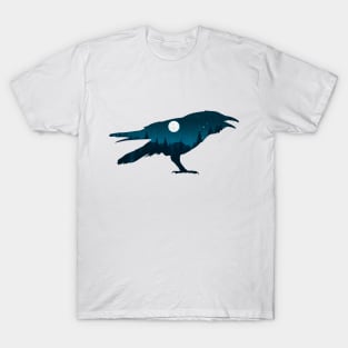 Night Forest Raven T-Shirt